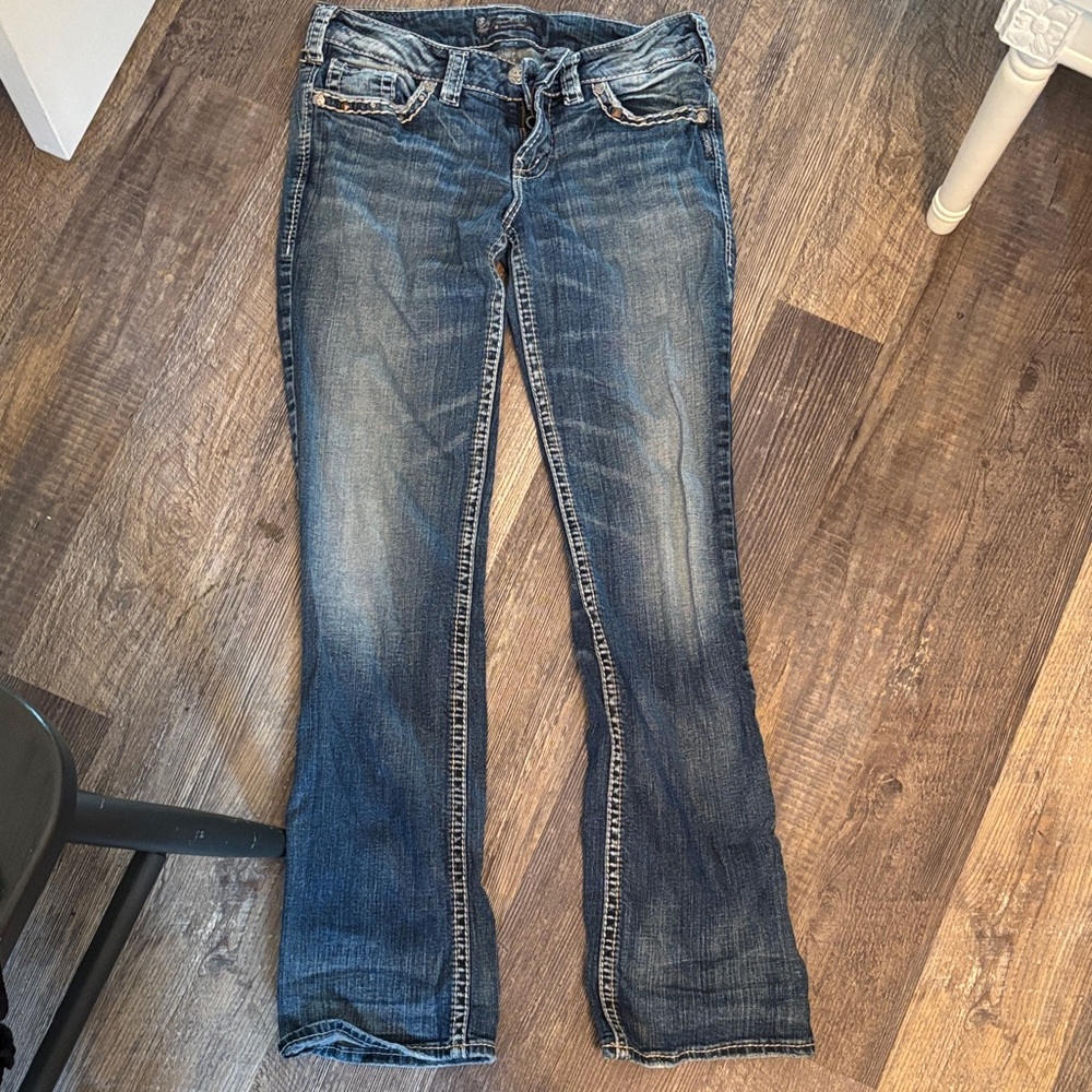 Silver Jeans Women's Boot Cut in Dark Blue